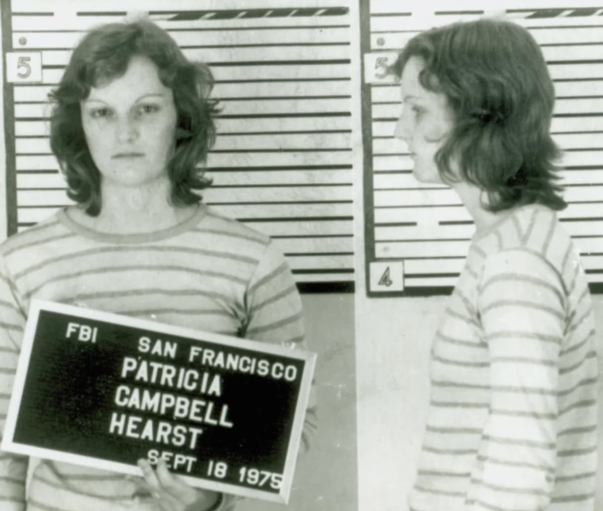 patty hearst case - Fbi Hut San Francisco Patricia Campbell Hearst Sept 18 1975